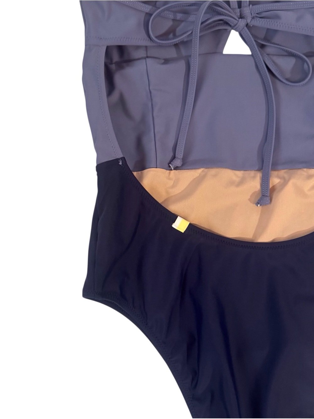 Summersalt Size 4 Blue The Swan Dive One Piece Bathing Suit Beach Vacation - Picture 6 of 10